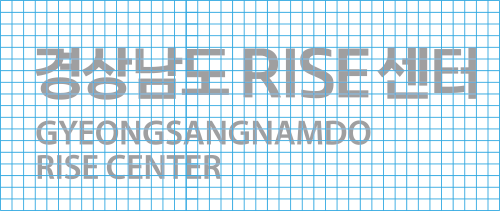 경남 라이즈 로고 가로 그리드